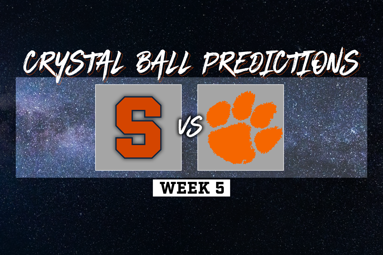 Syracuse vs. Clemson Crystal Ball Predictions Orange Fizz