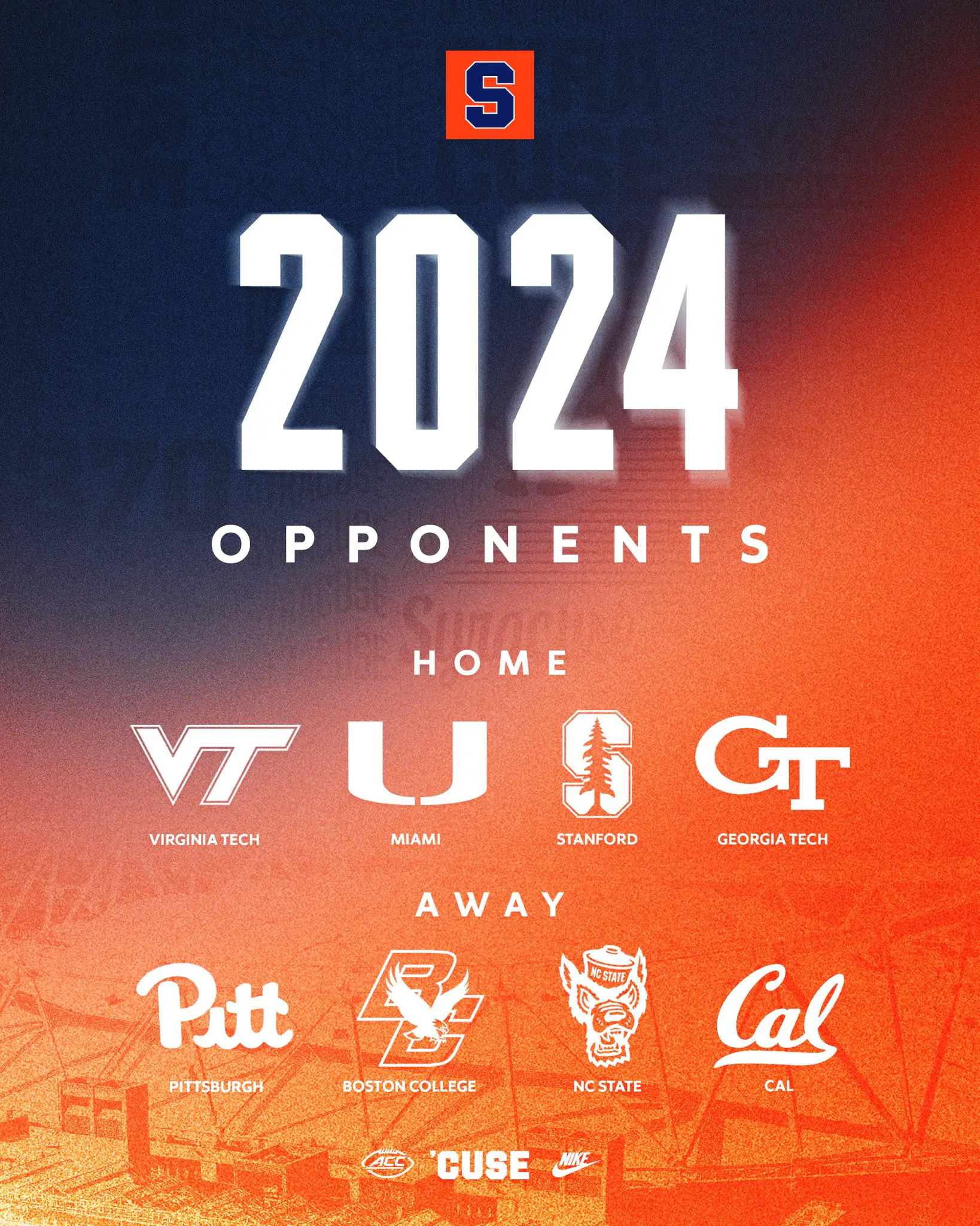 Syracuse Football Schedule Through 2030 Announced